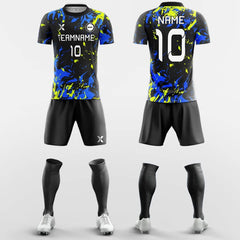 Cikers Sports pack Glow - Men's Sublimated Fluorescent Soccer Jersey Kit