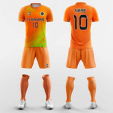 Cikers Sports pack Orange Sky - Men's Sublimated Fluorescent Soccer Jersey Kit