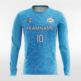 Cikers Sports Partenopei - Customized Kids Sublimated Long Sleeve Soccer Jersey