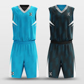 Cikers Sports Particles - Customized Reversible Sublimated Basketball Uniforms