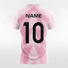 Cikers Sports Pink Mosaic - Customized Men's Sublimated Soccer Jersey