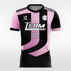 Cikers Sports Pink / S Raceway - Customized Men's Sublimated Soccer Jersey