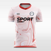Cikers Sports Pink / S Waves - Custom Soccer Jersey for Men Sublimation FT060101S