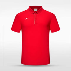 Cikers Sports polo red / S Lapel POLO | Dreamer Heat Bonding