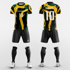 Cikers Sports Pop Painting - All Over Sublimation Print Soccer Kits Short Sleeve