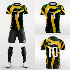 Cikers Sports Pop Painting - All Over Sublimation Print Soccer Kits Short Sleeve