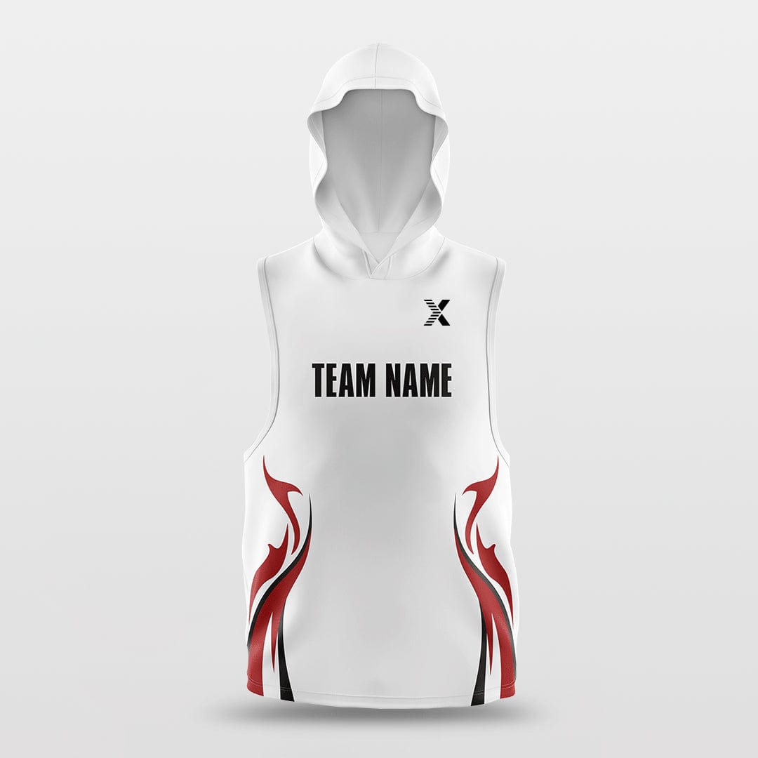 Cikers Sports Pure Fire - Customized Basketball Sleeveless Hoodies