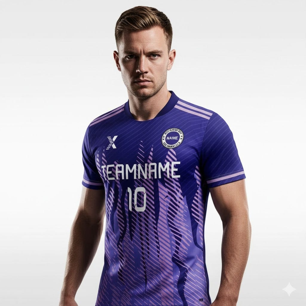 Cikers Sports Pure Fire - Customized Men's Sublimated Soccer Jersey