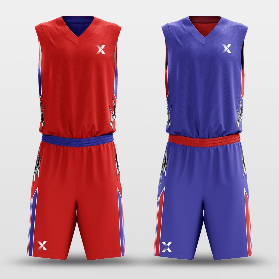 Cikers Sports Raptors - Customized Reversible Sublimated Basketball Set