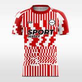 Cikers Sports Red / S Checkerboard - Custom Soccer Jersey for Men Sublimation FT060130S