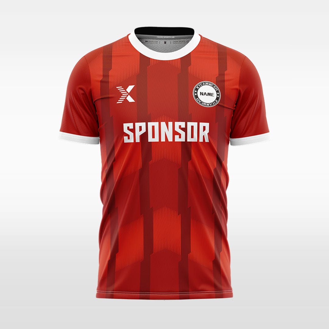 Cikers Sports Red / S Conveyer - Custom Design Soccer Jersey for Men Sublimation