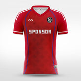 Cikers Sports red / S Diamond array - Custom Soccer Jersey for Men Sublimation - WS201GCLZ3