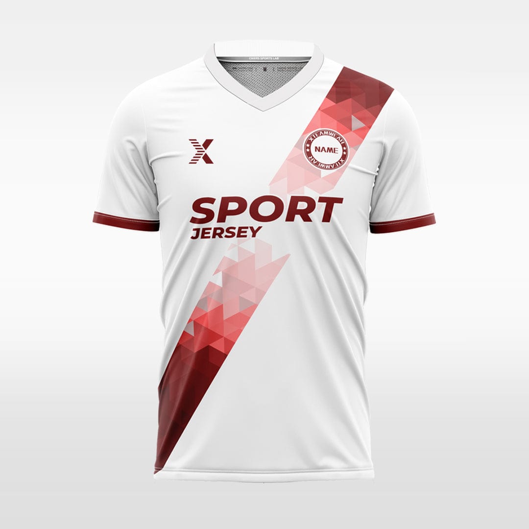 Cikers Sports Red / S Dynamic Stripe - Custom Soccer Jersey for Men Sublimation