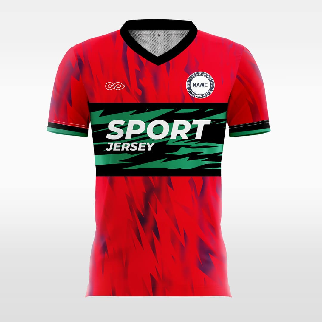 Cikers Sports Red / S Flame - Custom Soccer Jersey for Men Sublimation FT060143S