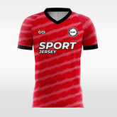 Cikers Sports Red / S Lucky - Custom Soccer Jersey for Men Sublimation FT060104S
