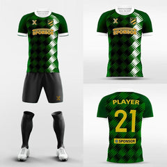 Cikers Sports Retro - Striped Block Custom Soccer Kits Short Sleeve