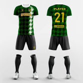 Cikers Sports Retro - Striped Block Custom Soccer Kits Short Sleeve