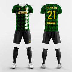 Cikers Sports Retro - Striped Block Custom Soccer Kits Short Sleeve