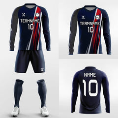 Cikers Sports Ribbon - Men Custom Soccer Uniforms Long Sleeve