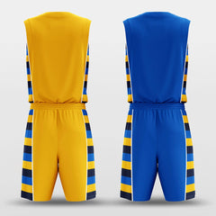 Cikers Sports Riddle - Customized Reversible Sublimated Basketball Set