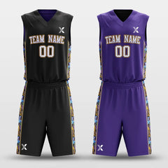 Cikers Sports Secret - Customized Reversible Sublimated Basketball Set