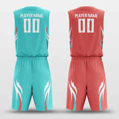 Cikers Sports Shadowflame - Customized Reversible Sublimated Basketball Set