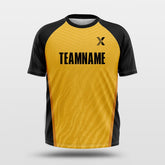 Cikers Sports Shirts Yellow / S Animal Print - Customized Short Sleeve Jersey Loose Shoulder