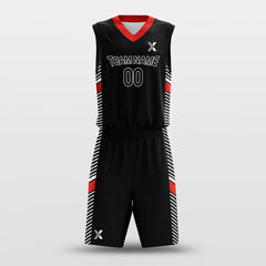 Cikers Sports Silhouette - Customized Kid's Sublimated Basketball Set