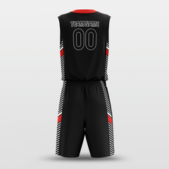 Cikers Sports Silhouette - Customized Kid's Sublimated Basketball Set