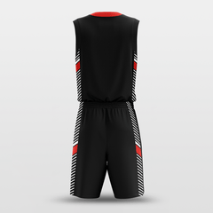 Cikers Sports Silhouette - Customized Kid's Sublimated Basketball Set