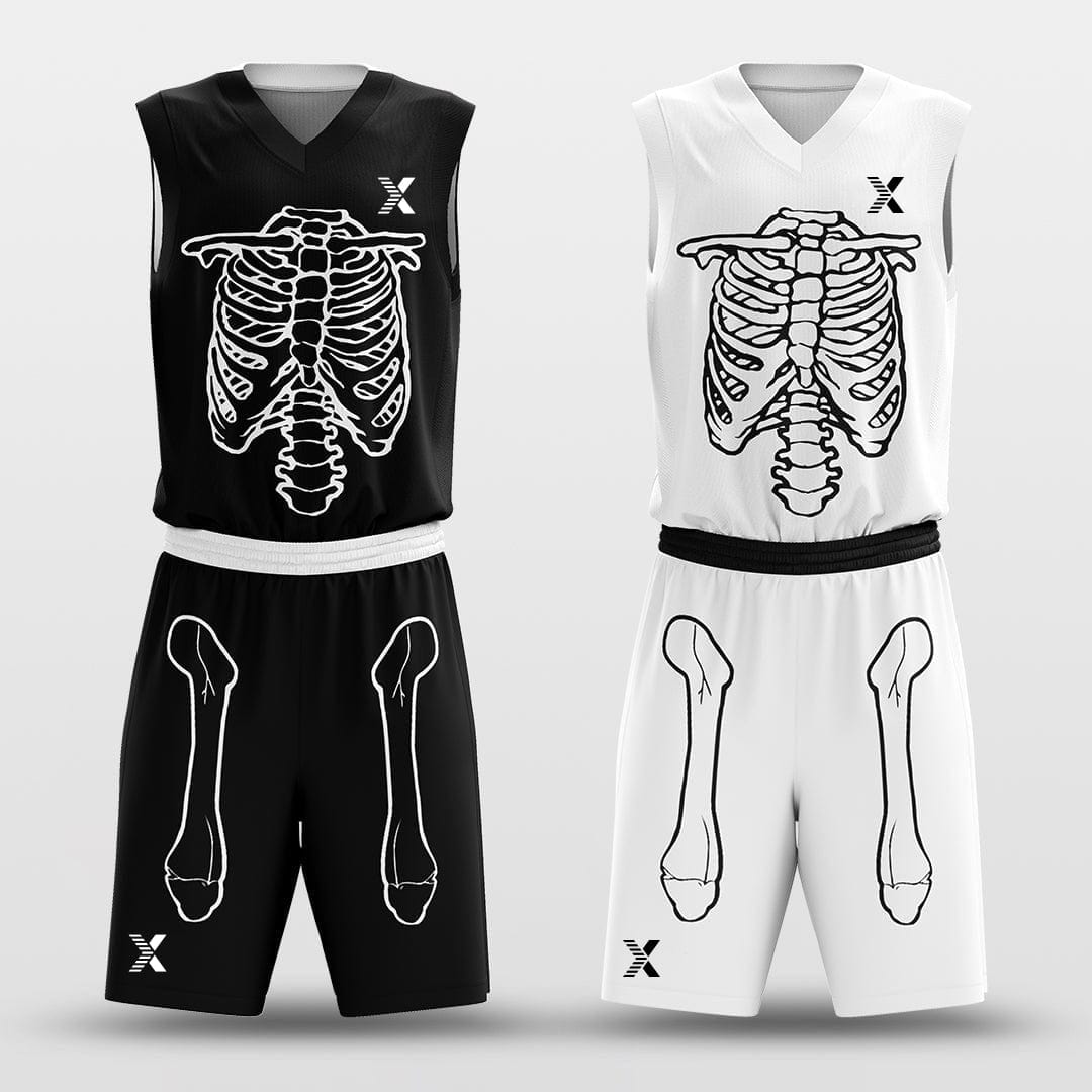 Cikers Sports Skeleton - Customized Reversible Sublimated Basketball Uniforms