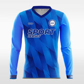 Cikers Sports Soccer Jersey Blue / S Connection - Customized Men's Sublimated Long Sleeve Soccer Jersey