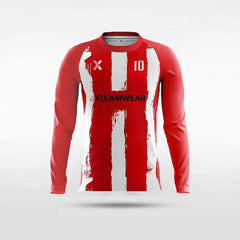Cikers Sports Soccer Jersey Classics 1 - Customized Kids Sublimated Long Sleeve Soccer Jersey