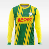Cikers Sports Soccer Jersey Green / S Affirmative - Customized Men's Sublimated Long Sleeve Soccer Jersey