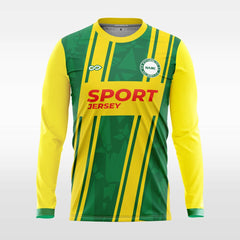 Cikers Sports Soccer Jersey Green / S Affirmative - Customized Men's Sublimated Long Sleeve Soccer Jersey