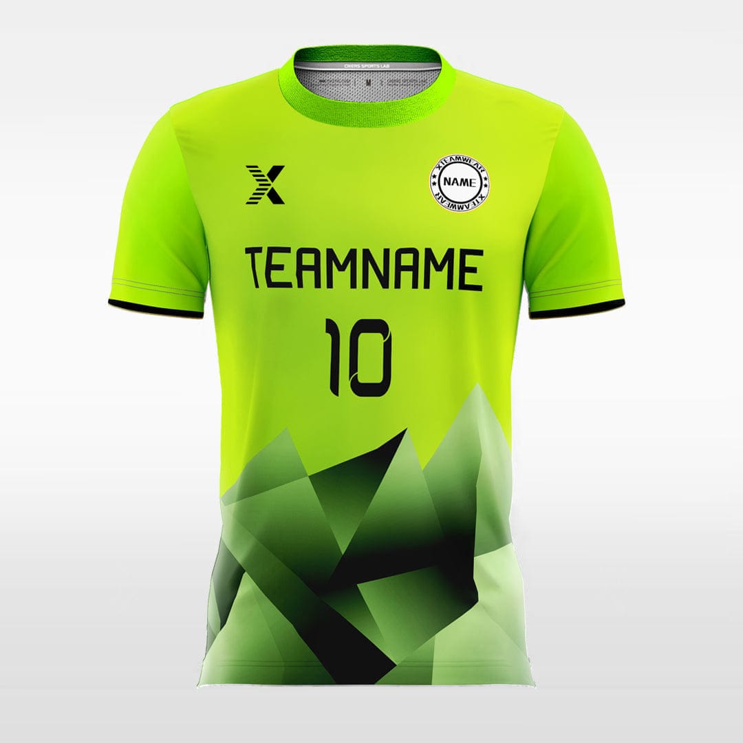 Cikers Sports Soccer Jersey Iceberg - Customized Men's Fluorescent Sublimated Soccer Jersey
