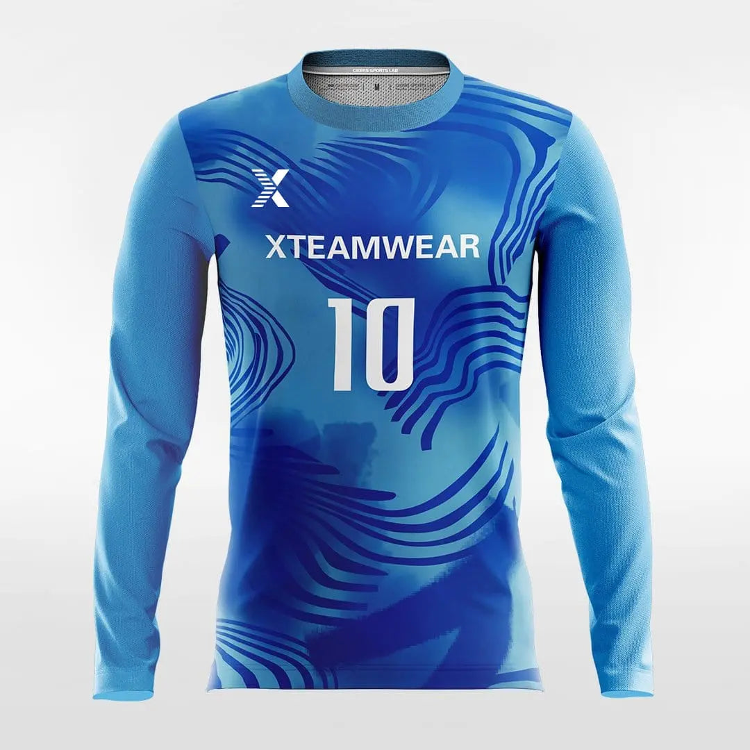 Cikers Sports Soccer Jersey Limited Secret Ⅰ - Customized Men's Sublimated Long Sleeve Soccer Jersey