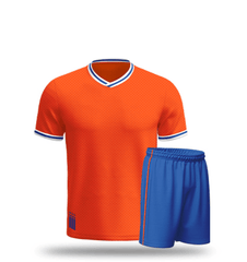 Cikers Sports Soccer Jersey orange / 120 Geometric Pattern - Pro Soccer Jersey Kit DF1037