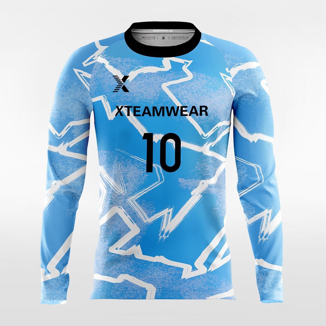 Cikers Sports Soccer Jersey Pop Camouflage 4 - Customized Kids Sublimated Long Sleeve Soccer Jersey