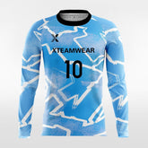 Cikers Sports Soccer Jersey Pop Camouflage 4 - Customized Kids Sublimated Long Sleeve Soccer Jersey