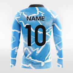 Cikers Sports Soccer Jersey Pop Camouflage 4 - Customized Men's Sublimated Long Sleeve Soccer Jersey
