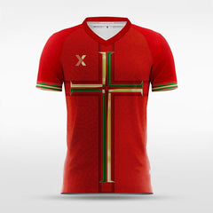 Cikers Sports Soccer Jersey Portugal - Customized Men's Sublimated Soccer Jersey