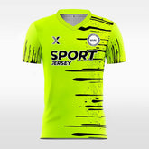 Cikers Sports Soccer Jersey Raindrop - Customized Men's Fluorescent Sublimated Soccer Jersey