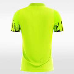 Cikers Sports Soccer Jersey Raindrop - Customized Men's Fluorescent Sublimated Soccer Jersey