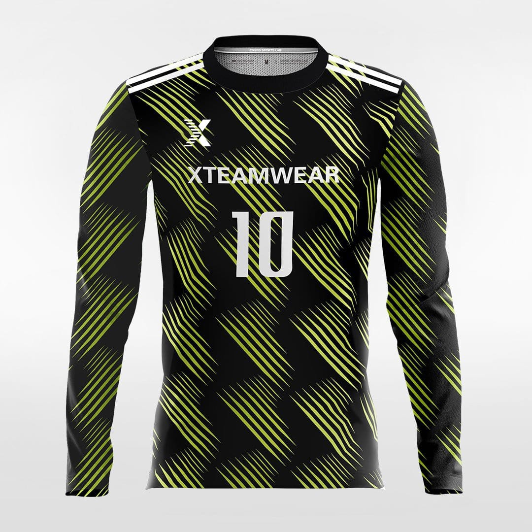 Cikers Sports Soccer Jersey Retro Ⅱ - Customized Kids Sublimated Long Sleeve Soccer Jersey