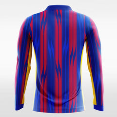 Cikers Sports Soccer Jersey Stripe - Customized Men's Sublimated Long Sleeve Soccer Jersey