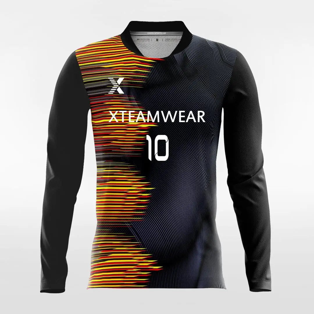 Cikers Sports Soccer Jersey Team Germany - Customized Men's Sublimated Long Sleeve Soccer Jersey