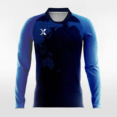 Cikers Sports Soccer Jersey Terra Firma - Customized Men's Sublimated Long Sleeve Soccer Jersey
