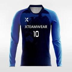 Cikers Sports Soccer Jersey Terra Firma - Customized Men's Sublimated Long Sleeve Soccer Jersey