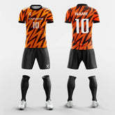 Cikers Sports Soccer Uniforms Orange / S Pop Camouflage - All Over Sublimation Print Soccer Kits Short Sleeve